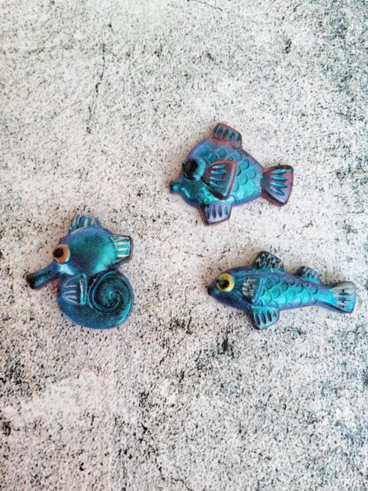Fish and seahorse Fridge magnets