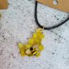 Honeycomb earrings and necklace - Image 3