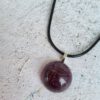 Sparkling Wine cabochon earrings and necklace - Image 2